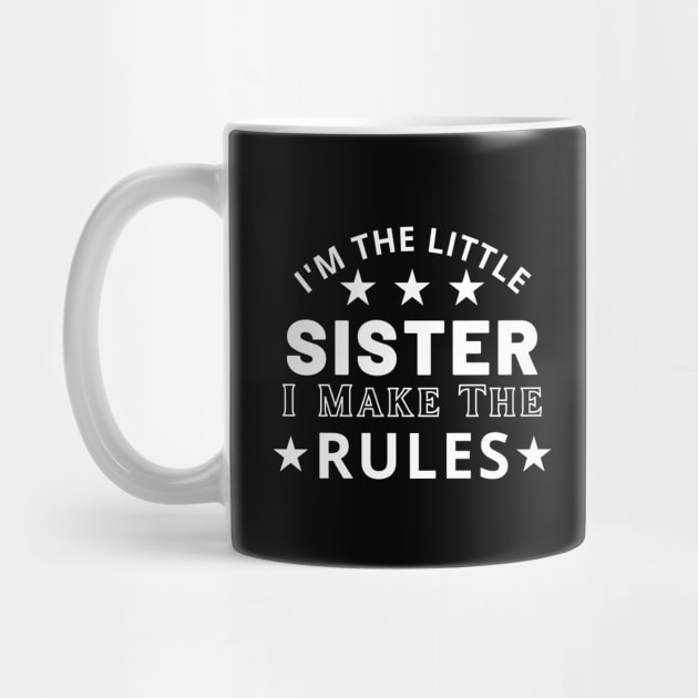 Funny Little Sister Gift Idea by Monster Skizveuo